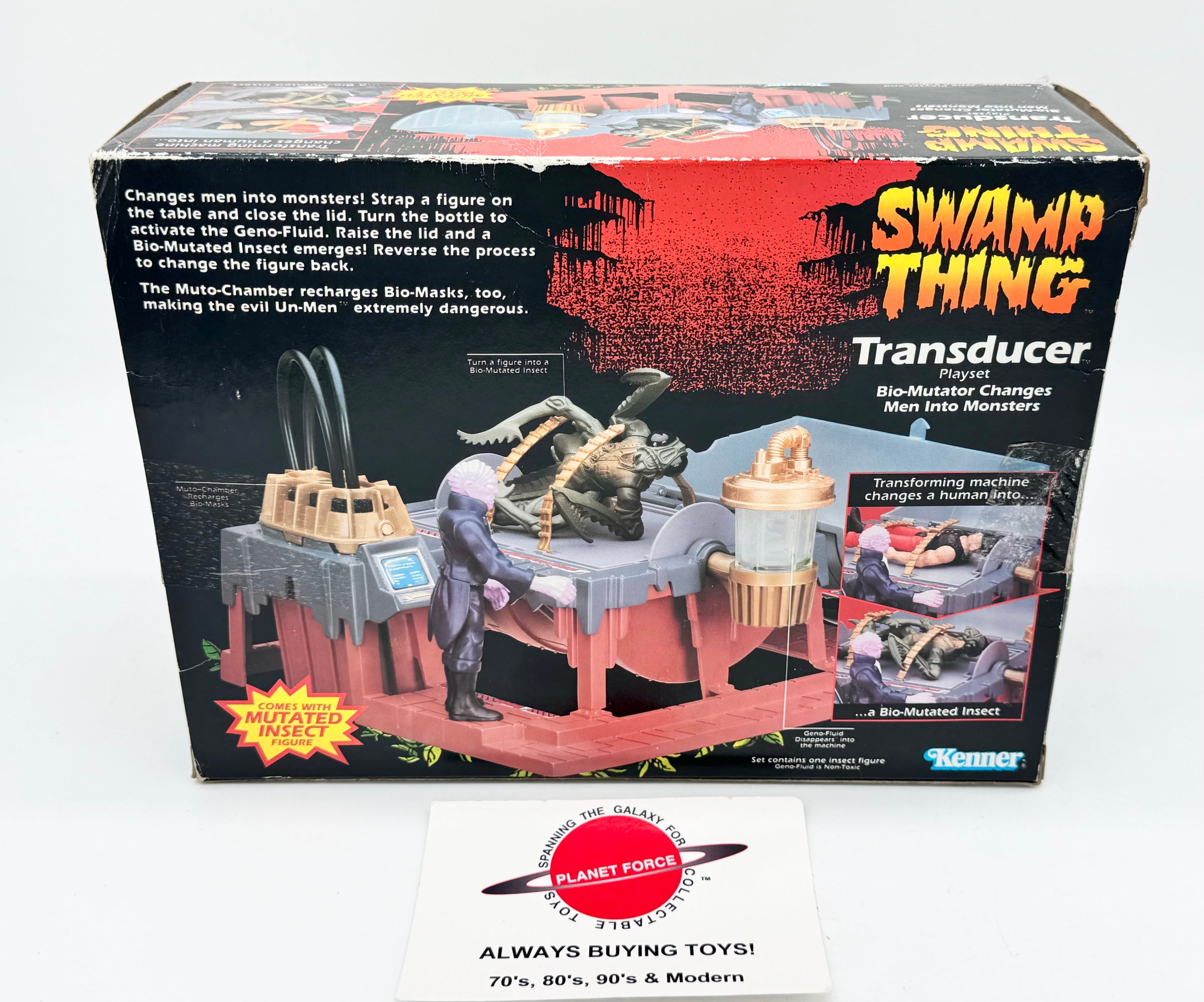スワンプシング SWAMP THING Transducer MISB Sealed Vintage Kenner Playset NEW