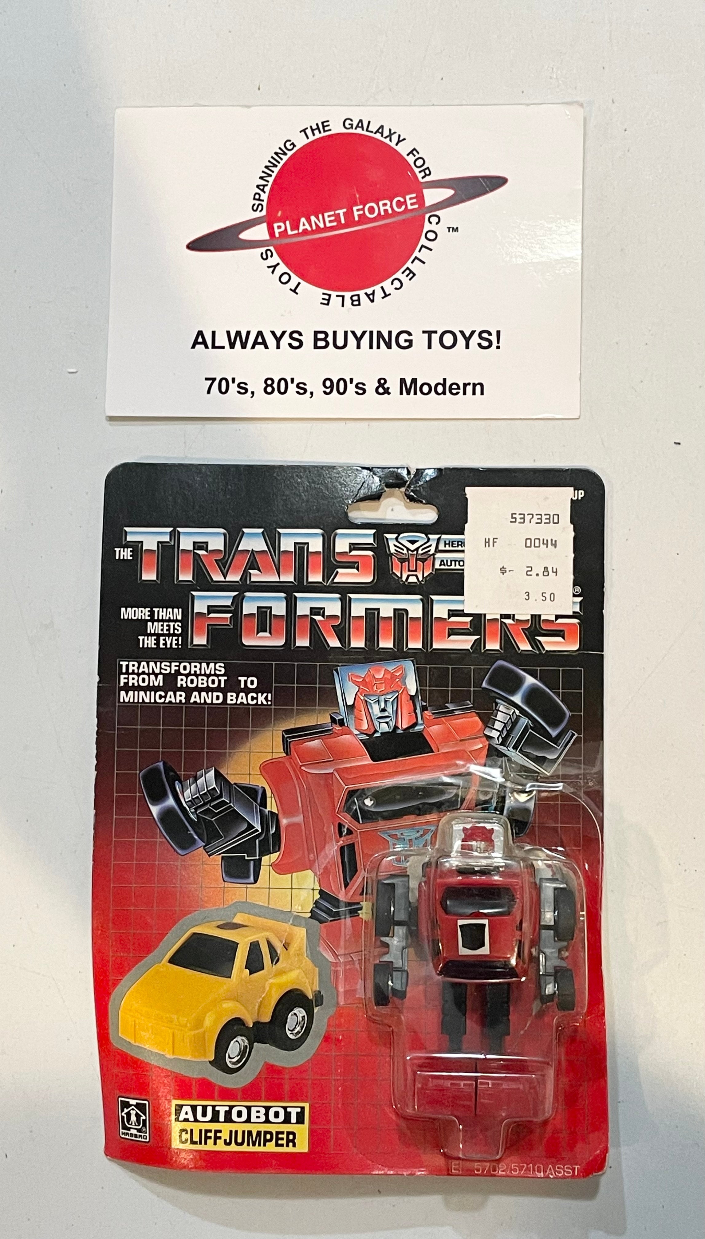 G1 cheap cliffjumper toy