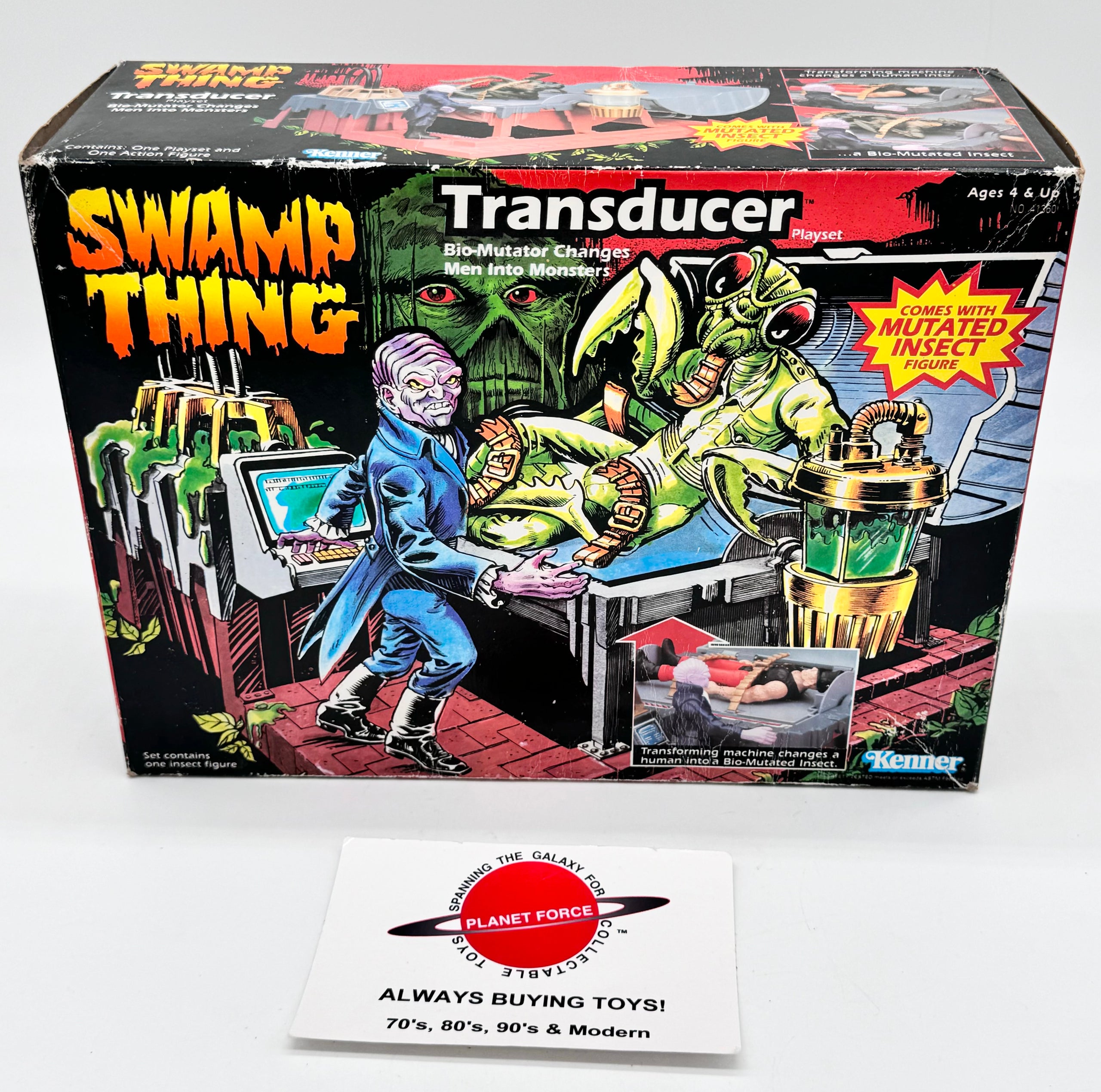 Vintage good swamp thing playset action figures kenner toys