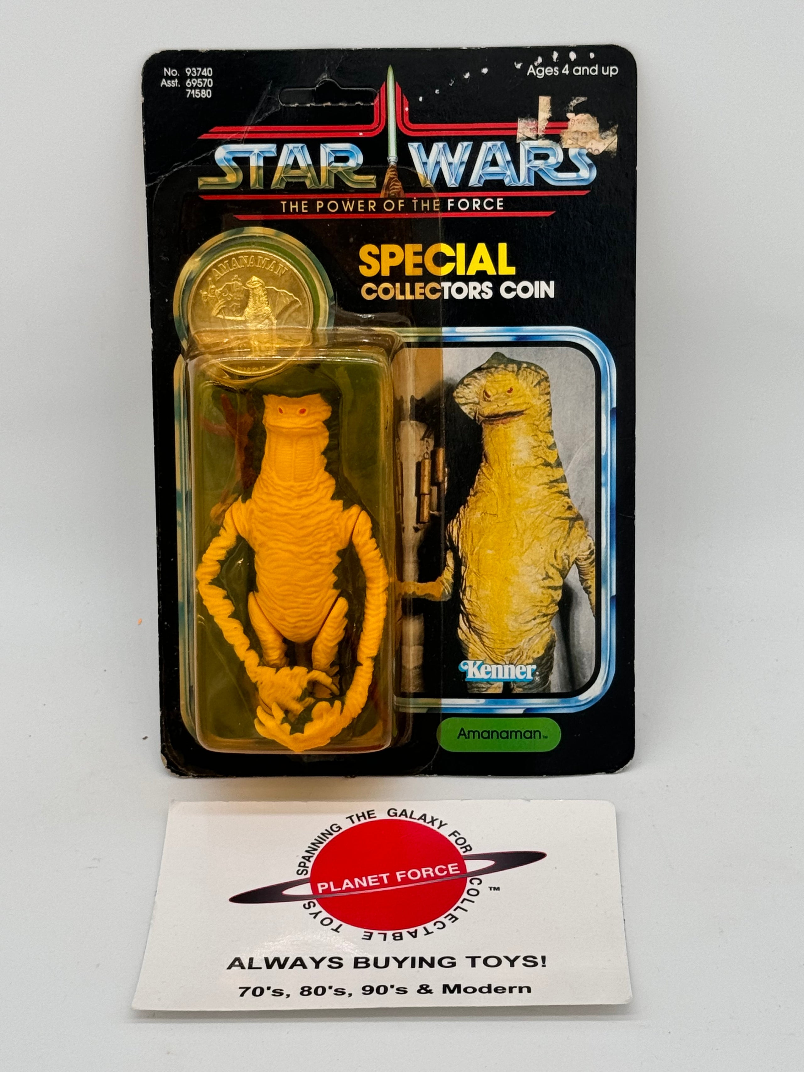 オールドケナー スターウォーズ パワーオブザフォース アマナマン OLD Kenner STAR WARS THE すごい POWER OF