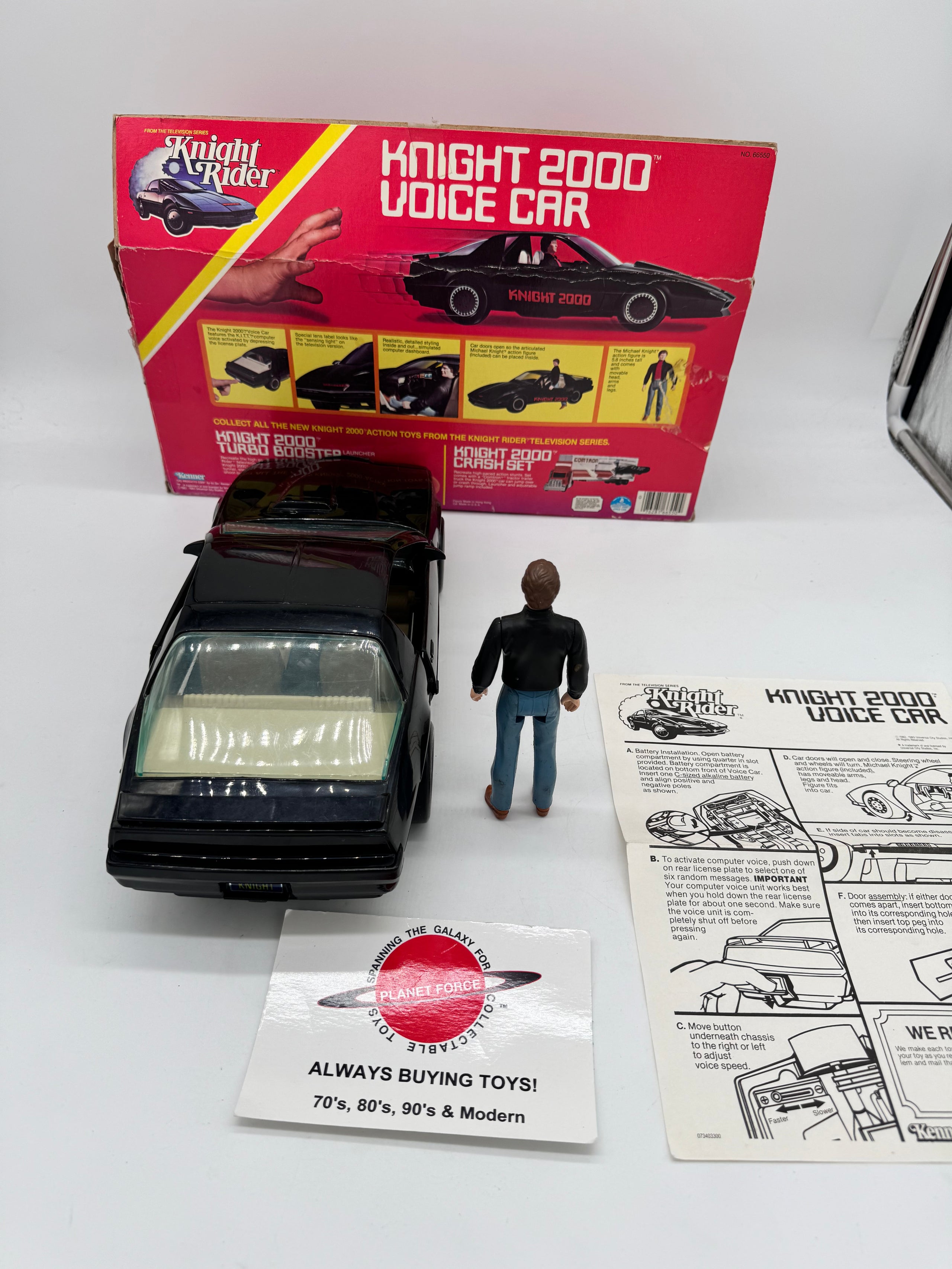 Vintage knight rider toys hotsell